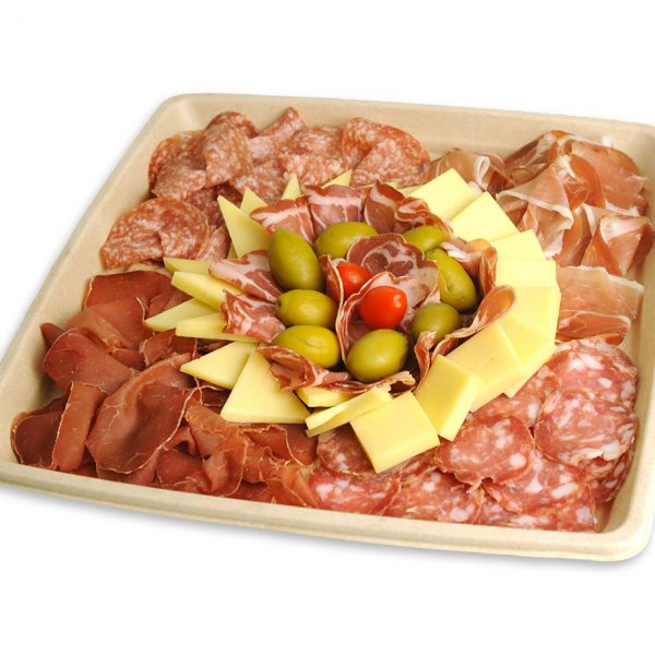 Piatto misto di salumi e formaggi